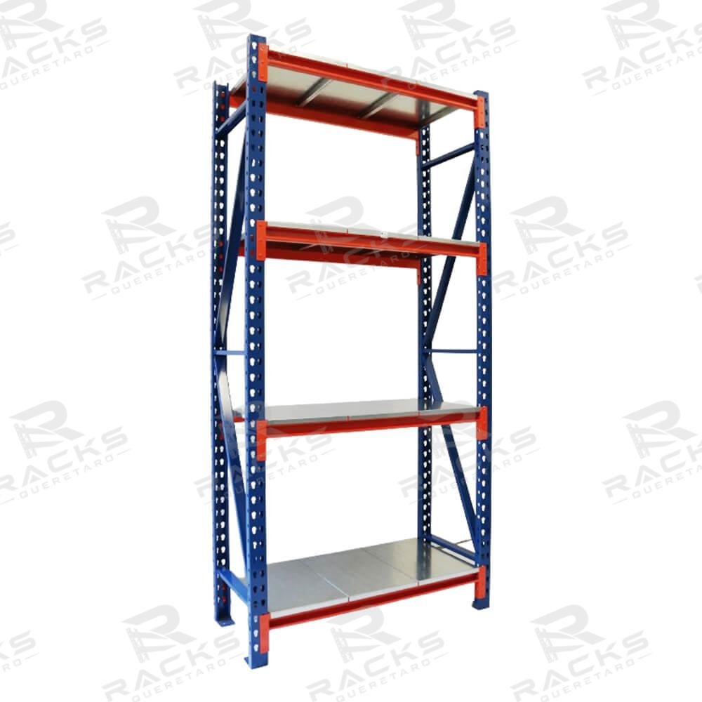 Estantes-Metálicos-y-Anaqueles-de-Metalícos-en-México-Queretaro—Practirack-Chico-4-Entrepaños—02