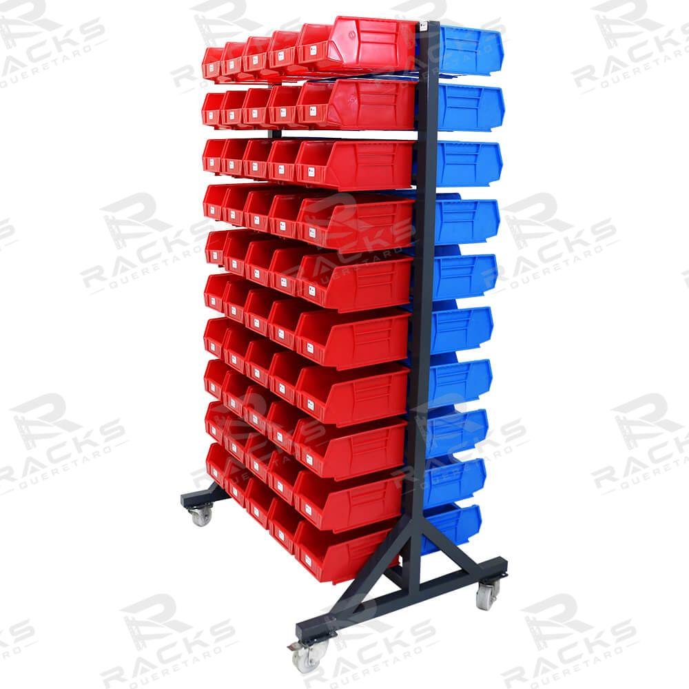 Exhibidor Doble Con 100 Gavetas Plasticas N3-Mexico-Queretaro-01