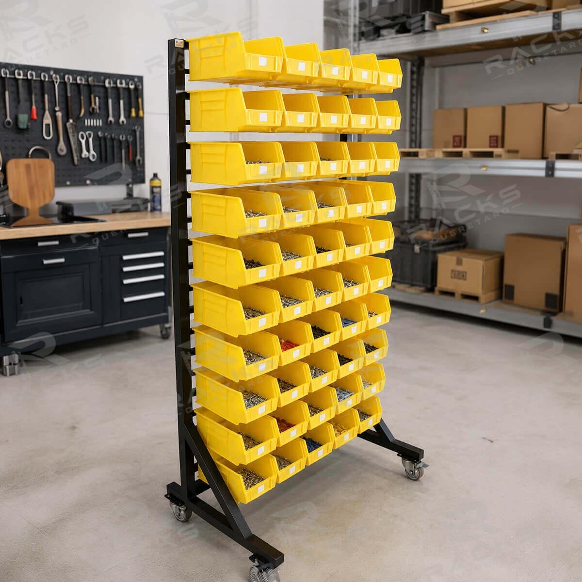 Exhibidor Sencillo con 50 Gavetas Plasticas N3-Mexico-Queretaro-00